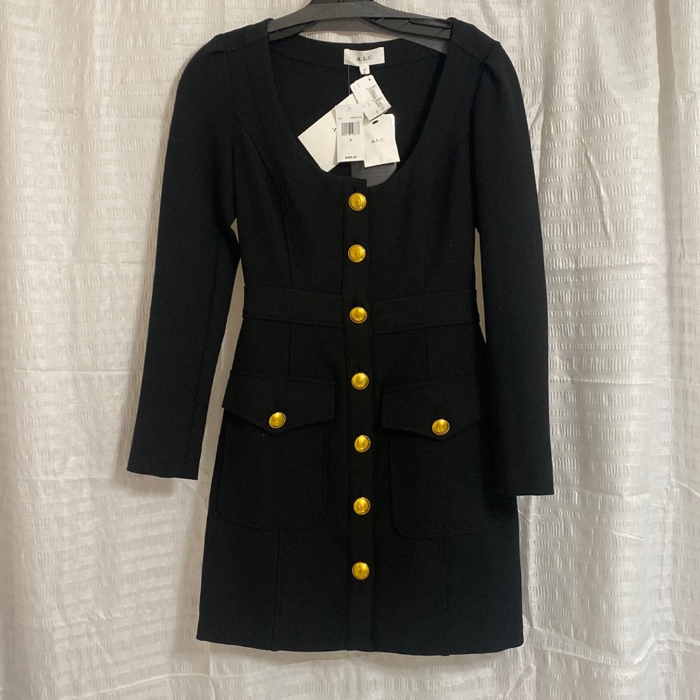 Black -Ivy Dress- ALC tight mini dress